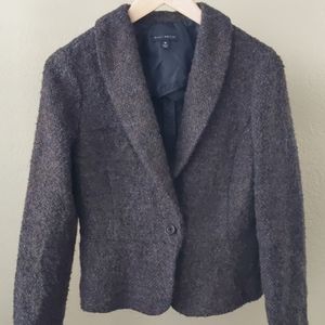 Willi Smith woven brown blazer jacket size medium